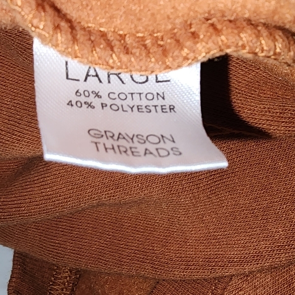 Smiley World pre-owned womens pullover orange size large - Picture 6 of 7